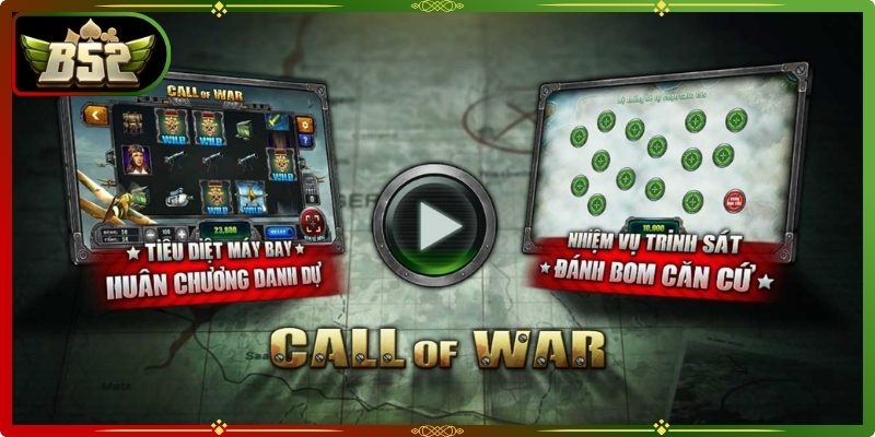 Khái quát chung về siêu phẩm slot Call Of War B52